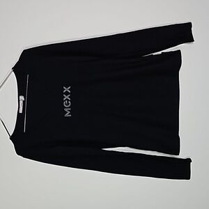 Mexx sport medium black athletic long sleeve shirt